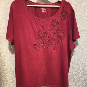 LIZ & ME Embellished Top (22/24W)